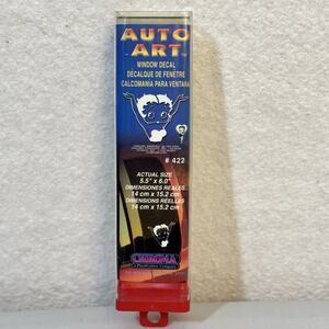 Chroma Graphics Auto Art Window Decal White Betty Boop 5.5” X 6" Window Sticker